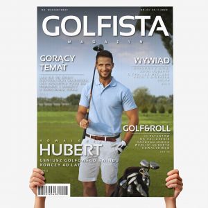 Kartka urodzinowa du�a MAGAZYN prezent dla golfisty