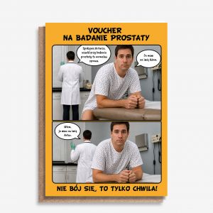 Kartka urodzinowa VOUCHER NA BADANIE PROSTATY