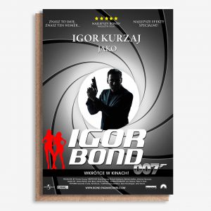 Kartka urodzinowa z �yczeniami TAJNY AGENT - A4