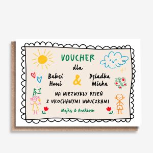 Kartka VOUCHER DLA DZIADK�W