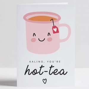 Kartka walentynkowa dla dziewczyny HOT-TEA