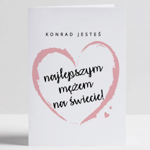 Kartka walentynkowa DLA MʯA