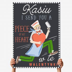 Kartka walentynkowa XXL PIECE OF MY HEART