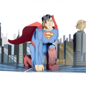 Kartka rozkładana 3D SUPERMAN