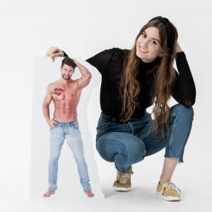 Kartka urodzinowa dla koleanki XXL CO SEXY personalizowana kartka urodzinowa prezent dla koleanki
