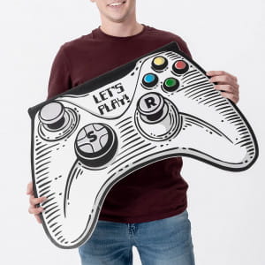 Duża kartka KONTROLER prezent dla gracza PS4
