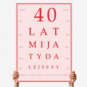 Kartka XXL NA 40 URODZINY Nadal sexy