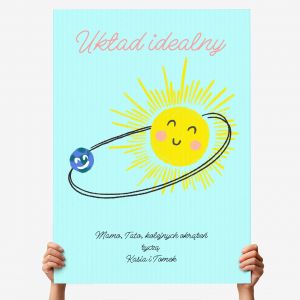 Kartka XXL na rocznic� rodzic�w UK�AD IDEALNY