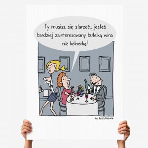 Kartka XXL na urodziny m�a BUTELKA WINA