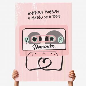 Kartka XXL PIOSENKI O MI�O�CI prezent dla ukochanej