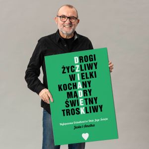 Dua kartka personalizowana PO PROSTU DZIADEK