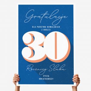Kartka XXL PREZENT NA 30 ROCZNIC� �LUBU prezent na rocznic� �lubu kartka na 30 rocznic� �lubu kartka na rocznic�