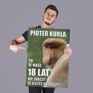 Dua kartka urodzinowa na 18 NOSACZ