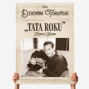 Kartka XXL TATA ROKU prezent dla taty