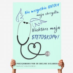 Kartka XXL z podzi�kowaniami dla lekarza PREZENT DLA LEKARZA