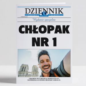 Personalizowana kartka na dzie chopaka CHOPAK NR 1 prezent na dzie chopaka prezent dla chopaka