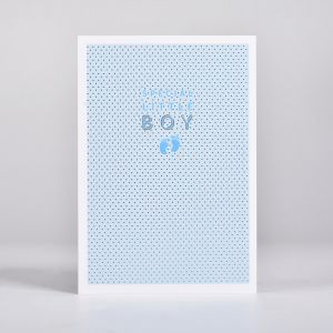 Kartka z okazji narodzin chłopca BABY BOY