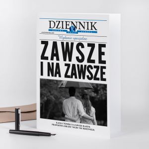 Kartka z okazji rocznicy lubu DZIENNIK - NA ZAWSZE kartka na rocznic lubu prezent na rocznic lubu