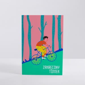 Kartka personalizowana dla rowerzysty ZAKRCONY