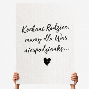 Kartka ZOSTANIECIE DZIADKAMI XXL