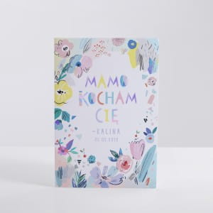 Kartka na Dzień Matki MAMO KOCHAM CIĘ personalizowana