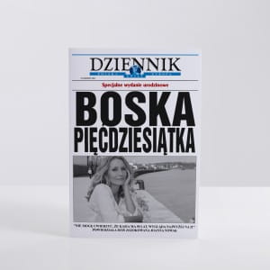 Kartka na 50 urodziny DZIENNIK BOSKA 50 kartka urodzinowa na 50 urodziny kartka z okazji 50 urodzin