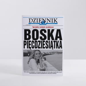 Kartka na 50 urodziny DZIENNIK BOSKA 50