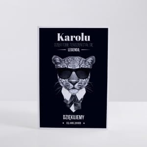 Kartka z podzikowaniem LEGENDA