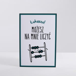 Kartka dla przyjaciela MOESZ NA MNIE LICZY