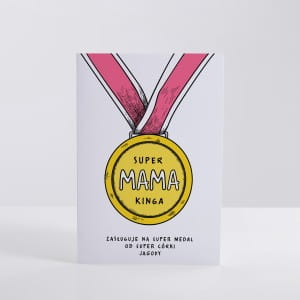 Kartka dla mamy MEDAL