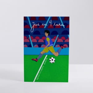 Kartka urodzinowa dla fana piłki nożnej MUNDIAL