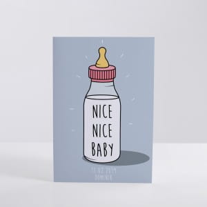 Kartka gratulacje z okazji narodzin dziecka NICE BABY