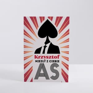 Kartka dla pokerzysty NIEZY AS