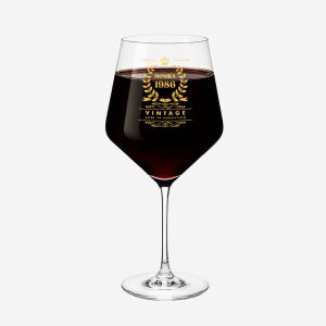 Personalizowany kieliszek do wina PREZENT NA 40 URODZINY DLA PRZYJACIӣKI