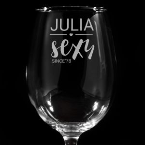 Kieliszek urodzinowy SEXY prezent dla niej (470ml)