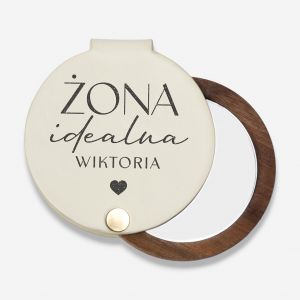 Kieszonkowe lusterko ONA IDEALNA praktyczny prezent dla ony 