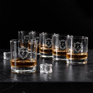 Komplet szklanek do whisky z grawerem PREZENT URODZINOWY DLA MʯCZYZNY szklanki do whisky z grawerem