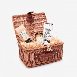 Kosz prezentowy DLA BABCI prezent dla babci prezent na Dzie� Babci kosz prezentowy dla babci