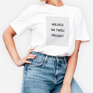 Koszulka damska z nadrukiem TWJ PROJEKT - XL