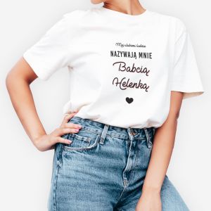 KOSZULKA DLA BABCI z nadrukiem - XL