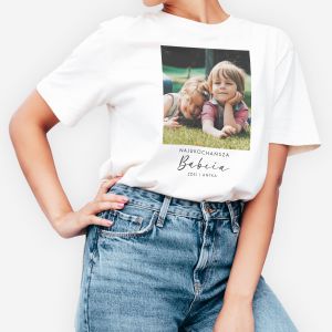 Koszulka dla babci ze zdjciem wnukw - XL