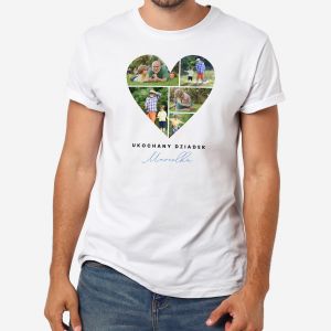 Koszulka dla dziadka ze zdj�ciami UKOCHANY DZIADEK prezent od wnuka - XXL