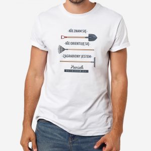 Koszulka dla dziakowca ZAGRABIONY - L