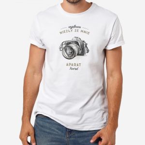 Koszulka dla fotografa NIEZY APARAT prezent dla fotografa - XXL