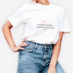 Koszulka dla mamy KOORRDYNATORKA CHAOSU prezent od dzieci - XL