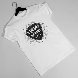 Koszulka dla taty muzyka TATA ROCK`S