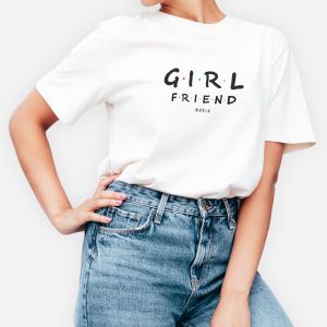 Koszulka GIRLFRIEND prezent dla dziewczyny - M koszulka dla dziewczyny prezent na urodziny dla dziewczyny