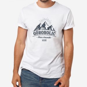 Koszulka mska z nadrukiem GROHOLIC prezent dla wspinacza - XL