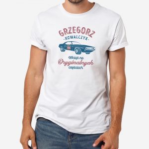 Koszulka mska z nadrukiem ORIGINAL prezent dla mionika motoryzacji - XXL