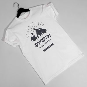 Koszulka męska z nadrukiem OSIĄGAM SZCZYTY prezent dla alpinisty - S
